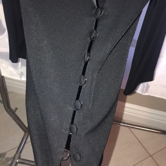 Fattaneh Bahari Black Dress/  Jacket 12 A11 - Picture 5 of 8